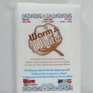 Warm & White, Needle Cotton Batting, 90 in x 40 yards Bolt (Without Wr –  Blanks for Crafters
