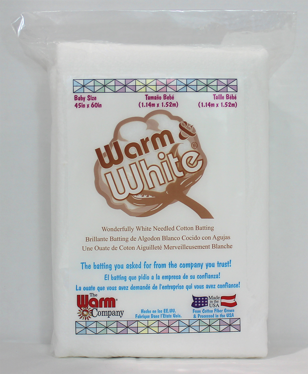 Warm Company Batting 2322 Warm & Natural Cotton Batting-Crib Size 45X60