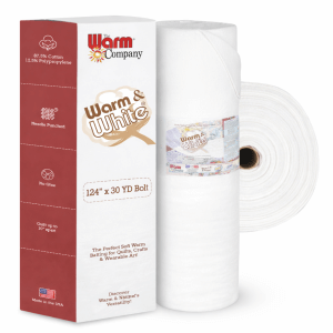 Warm & White 124" x 30 Yard Bolt