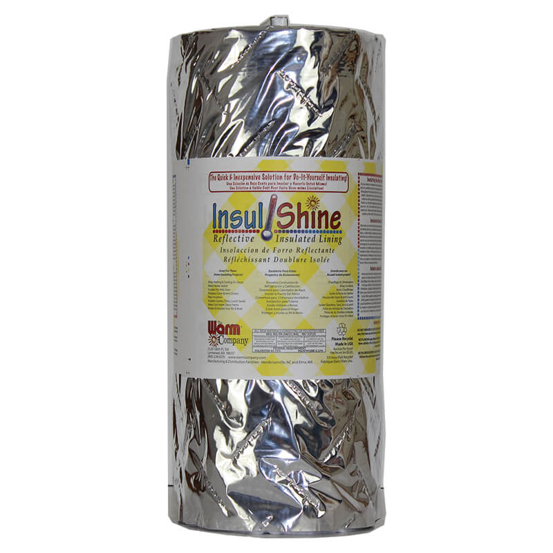 Insulbright Batting 1yd X 45 6345 Warm Company Insulating Thermal Lining  batting With Silver Heat Reflective Side Insul-bright 