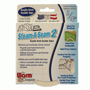 eQuilter Steam-A-Seam 2 Lite - Double Stick Fusible Web #5410 - 1/2 TAPE
