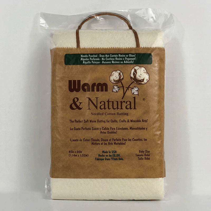 The Warm Company Warm and Natural Cotton Batting, White