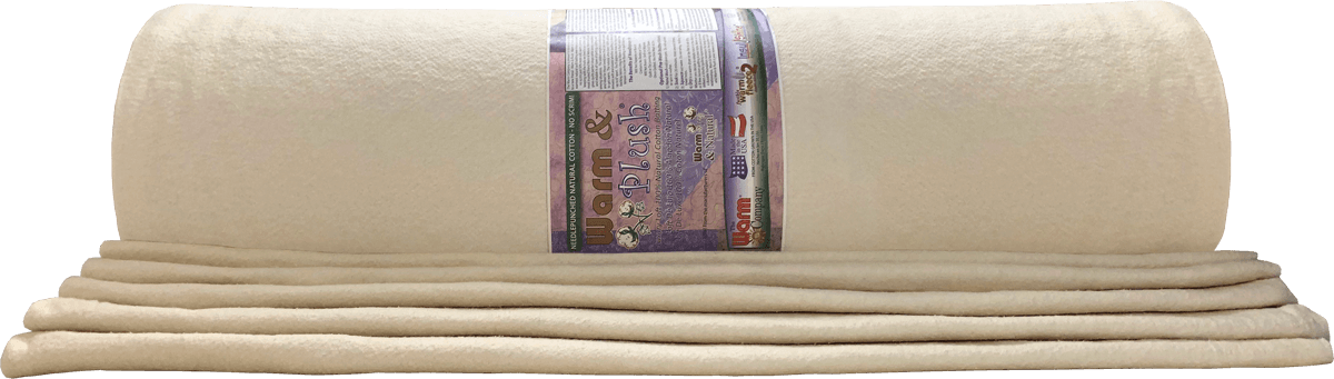 Warm and Plush Cotton Batting by the yard - 45-inch wide - Craft Warehouse