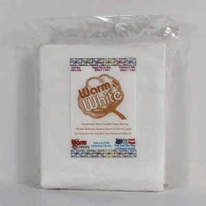 Warm & White, Needle Cotton Batting, 45 in x 40 yards Bolt – Blanks for  Crafters