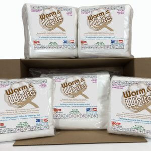 The Warm company Warm & Natural Cotton Batting Assortment - 1 King, 2  Queen, 2 Twin