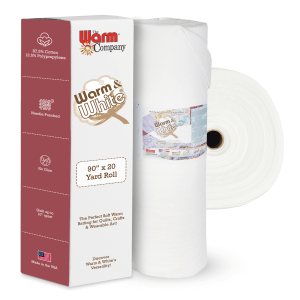 Warm & White 90" x 20 Yard Bolt