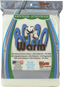 Warm Company Warm Company Warm and Natural Cotton Batting Crib Size 45 inch  x 60 inch 2322 (3-Pack)