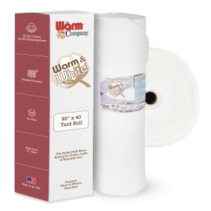 Warm & White 90" x 40 Yard Bolt - <br>NO WRAPPER!!